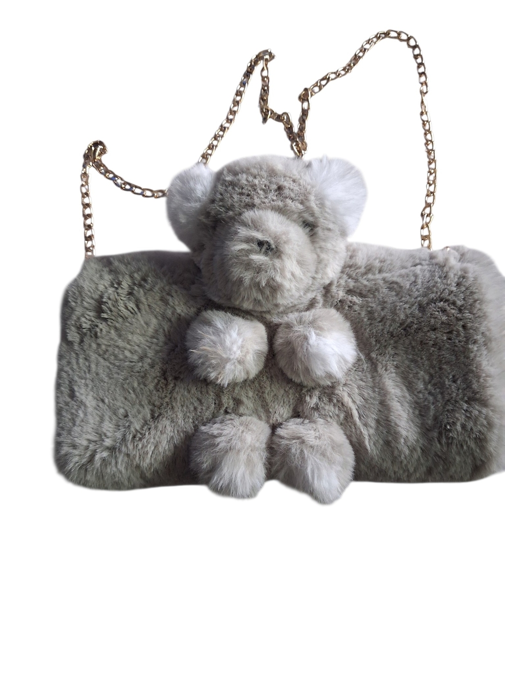 Plush Teddy Bear Crossbody Bag